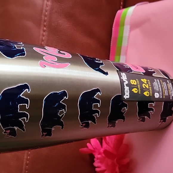 NWT: Tervis  Mama Bear Simply Southern Stainless  30 Oz Tumbler & Mama Bear Hat - Picture 3 of 13